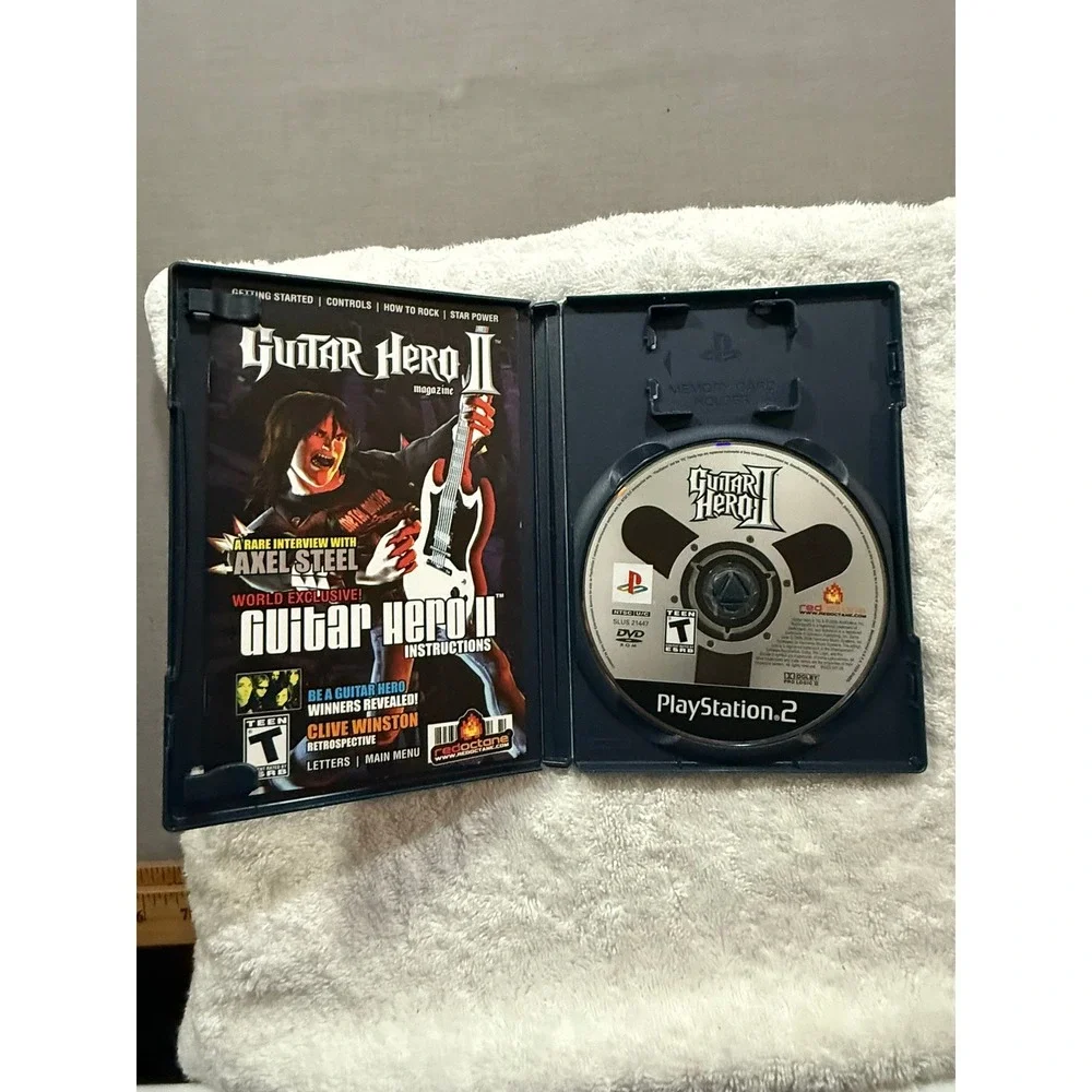 Playstation 2‎ PS2 Game Guitar Hero II Complete Disc Manual Case TESTED.